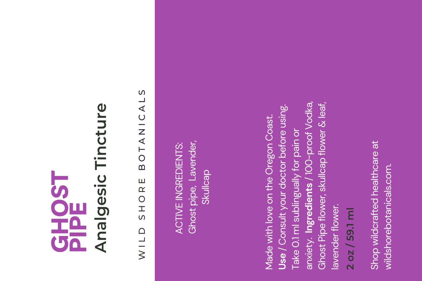 GHOST PIPE Analgesic Tincture