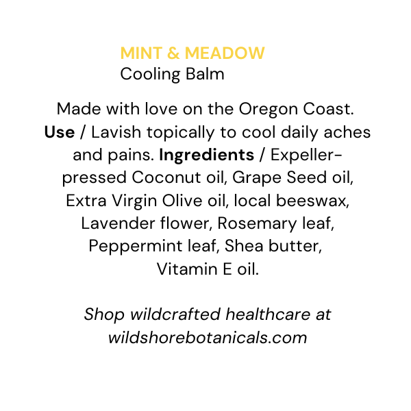MINT & MEADOW Cooling Salve