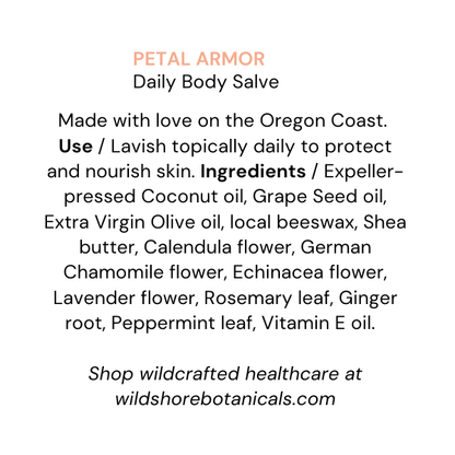 PETAL ARMOR Daily Body Salve